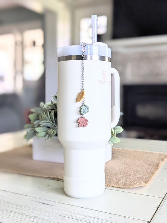 Fall Leaf Cup Charms