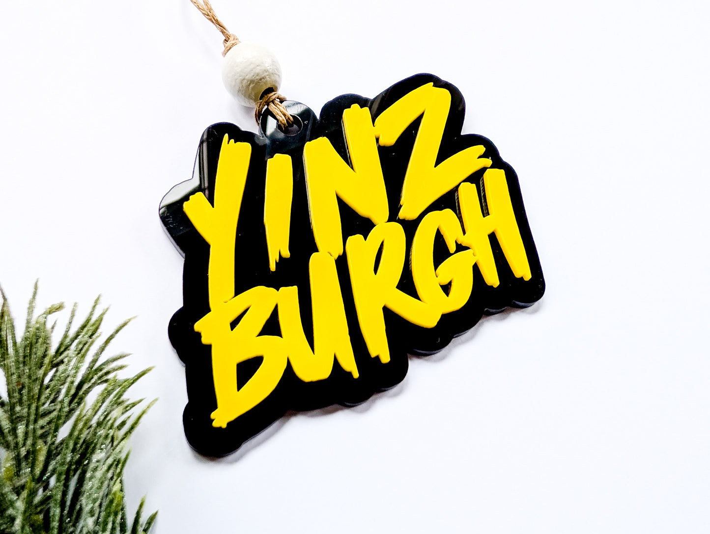 "Yinzburgh" Acrylic Christmas Ornament