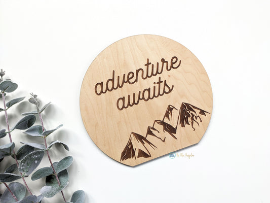 Adventure Awaits Shelf Sitter