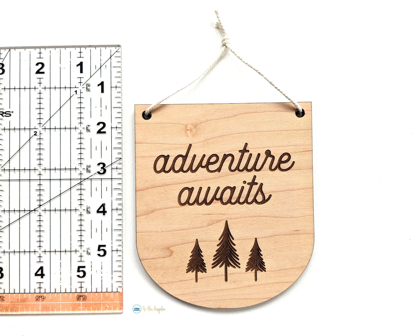 Mini Adventure Awaits Wall Flag