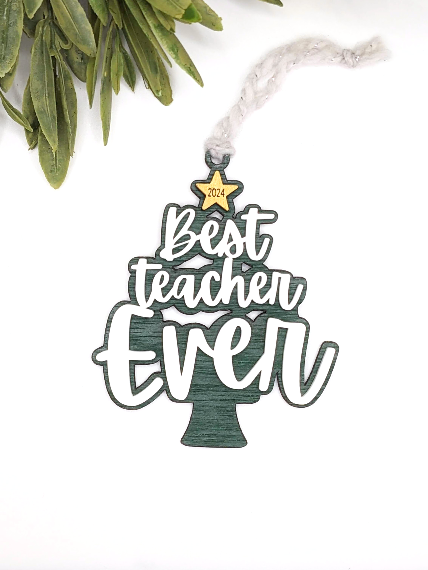 Best Teacher Ever Ornament