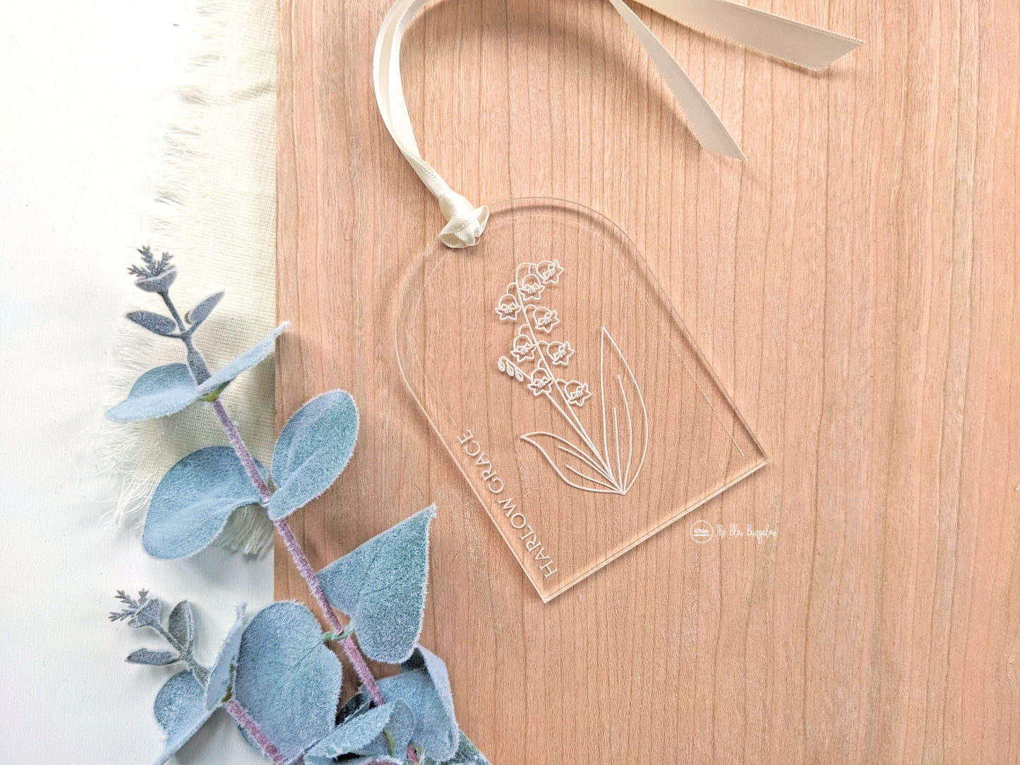 Personalized Birth Month Flower Ornament