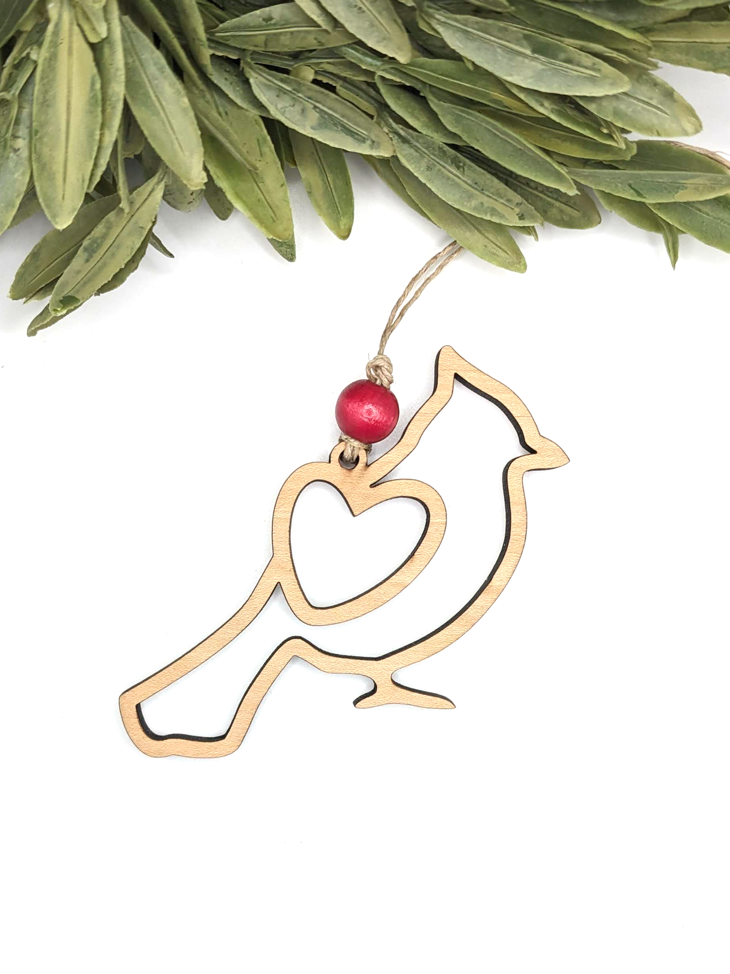 Cardinal Memorial Story Ornament