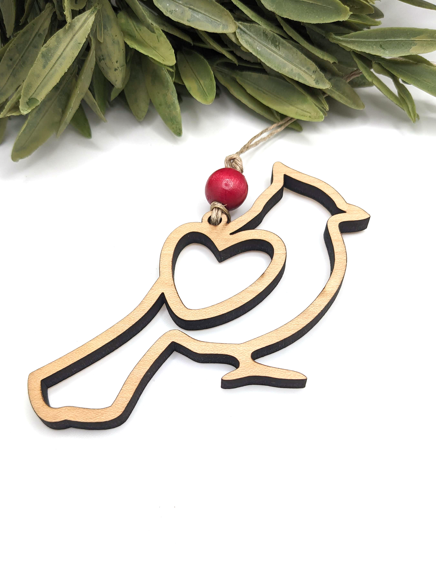 Cardinal Memorial Story Ornament