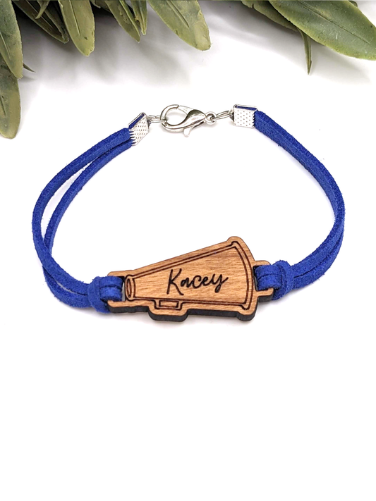 Custom Cheer Megaphone Bracelet