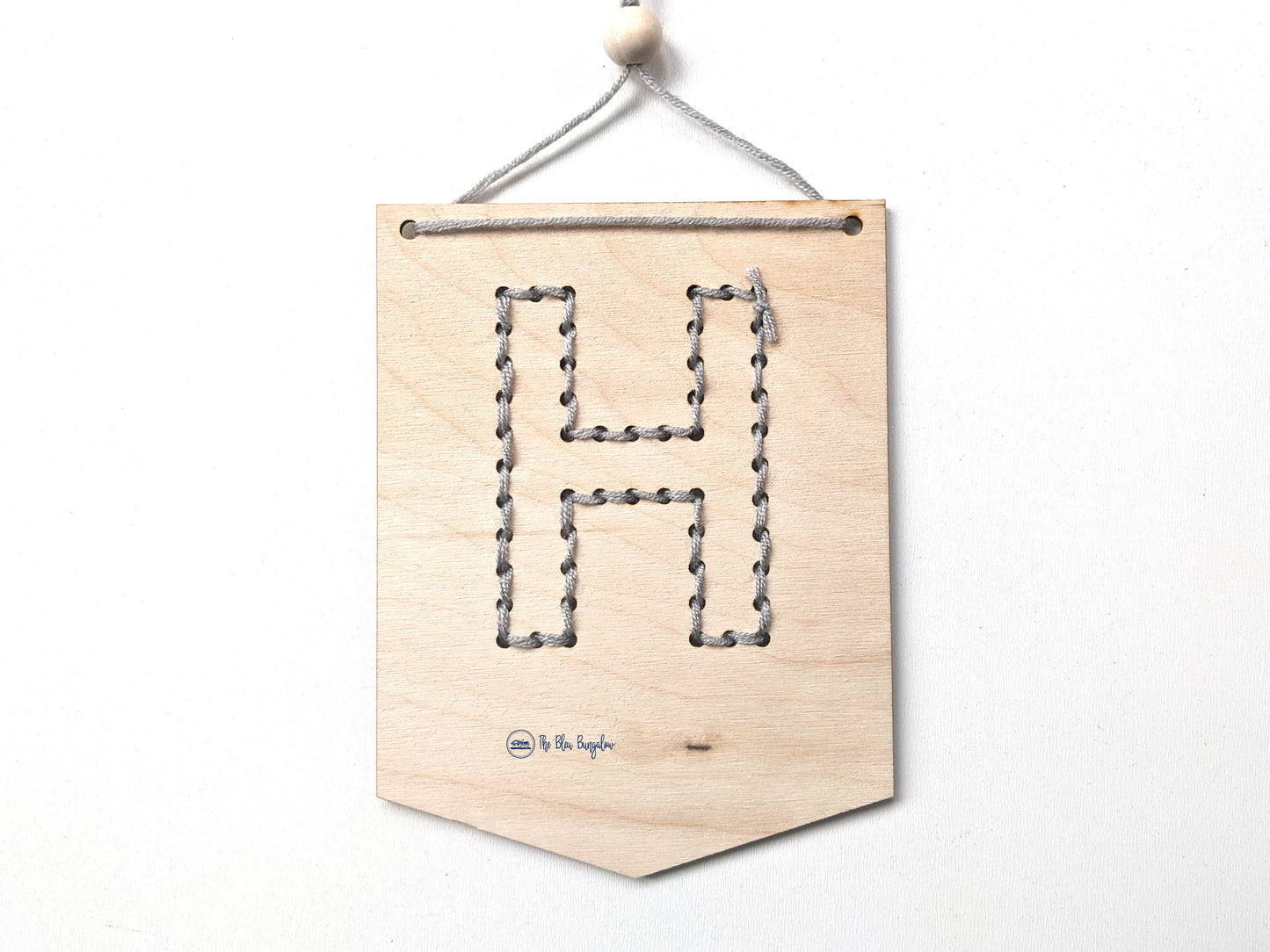 Wood + Felt Personalized Name Flag