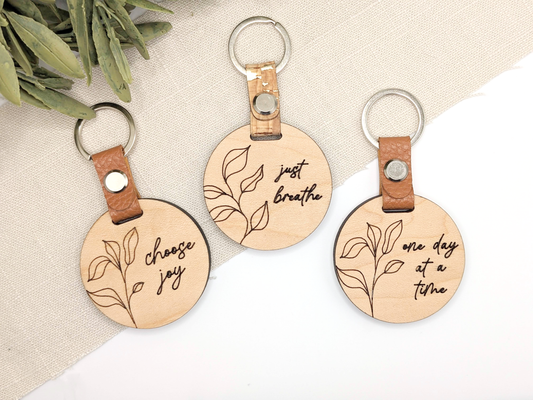 Affirmation Keychains