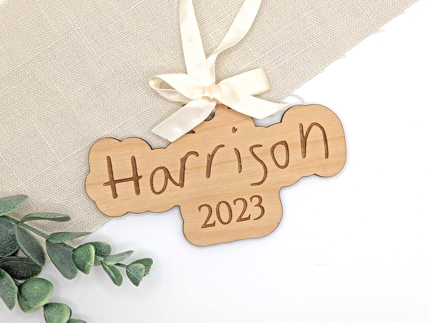 Custom Handwriting Ornament