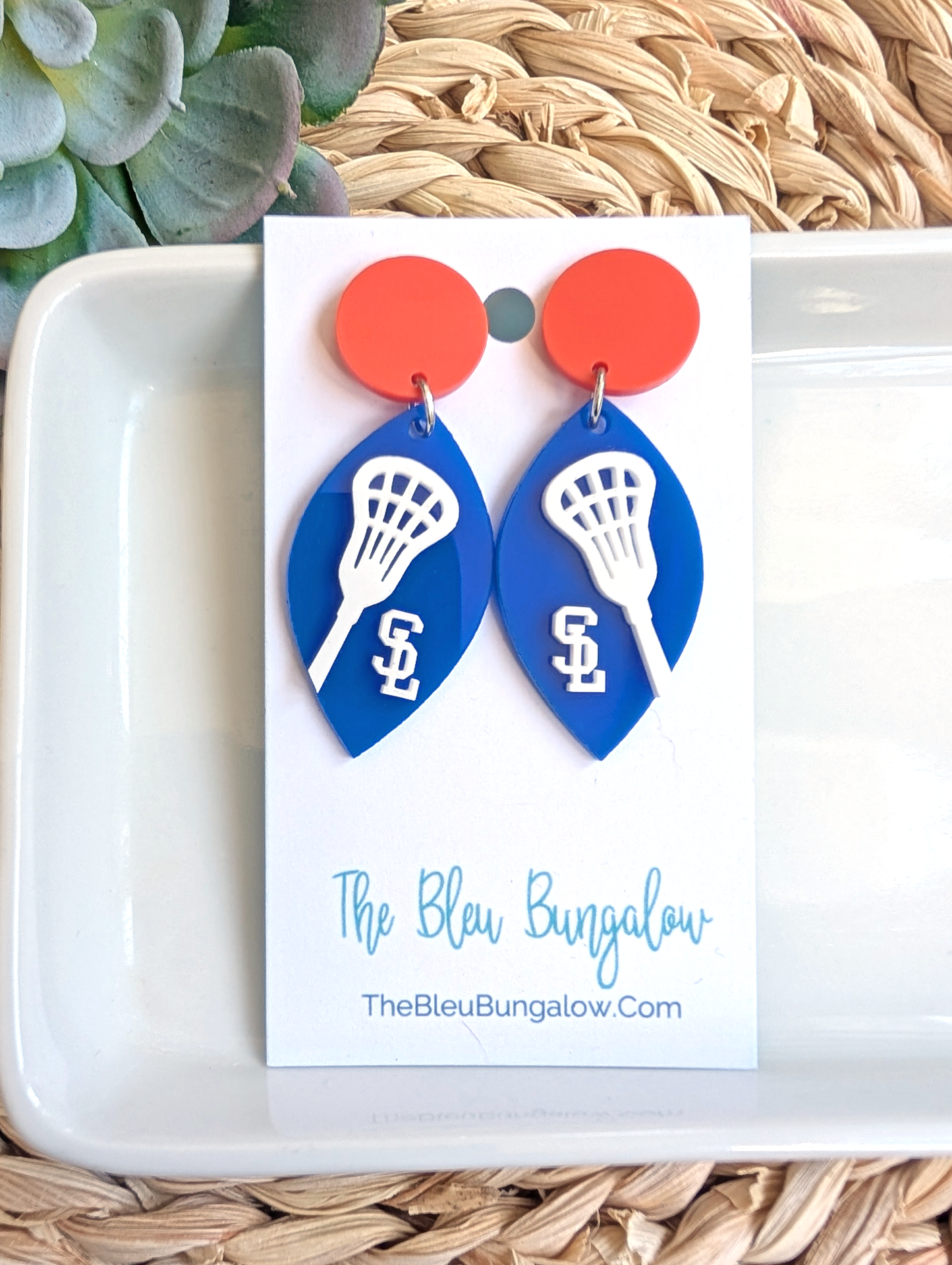 Lacrosse Stick + SL Earrings