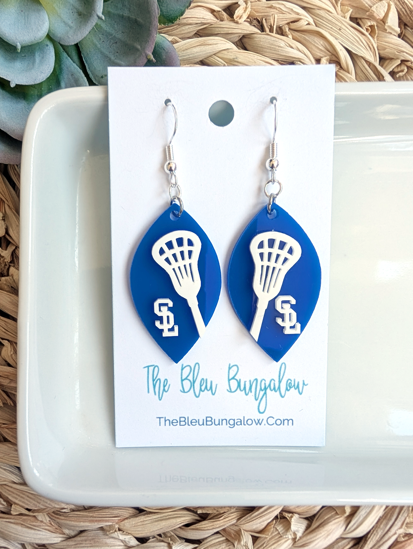 Lacrosse Stick + SL Earrings