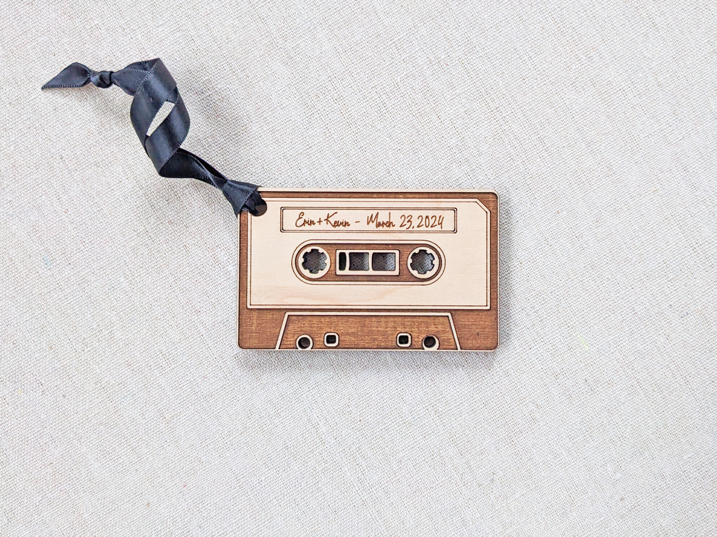 Mixed Tape Personalized Ornament
