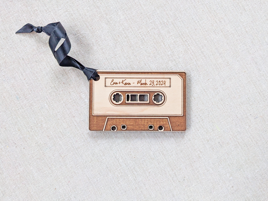 Mixed Tape Personalized Ornament