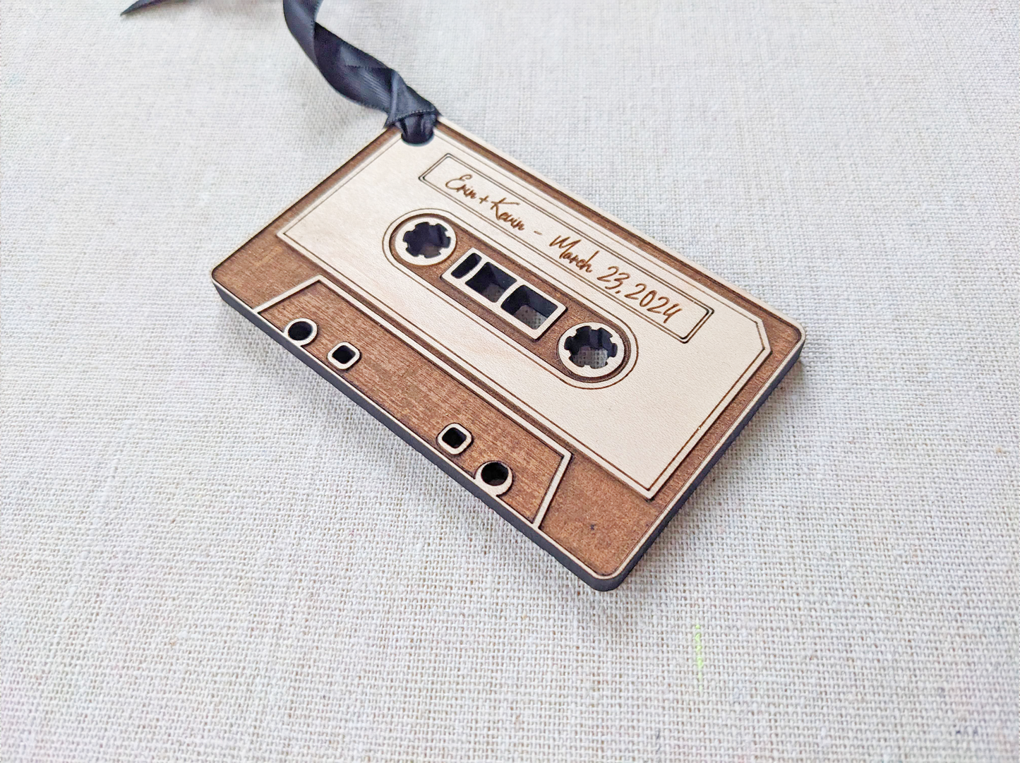 Mixed Tape Personalized Ornament