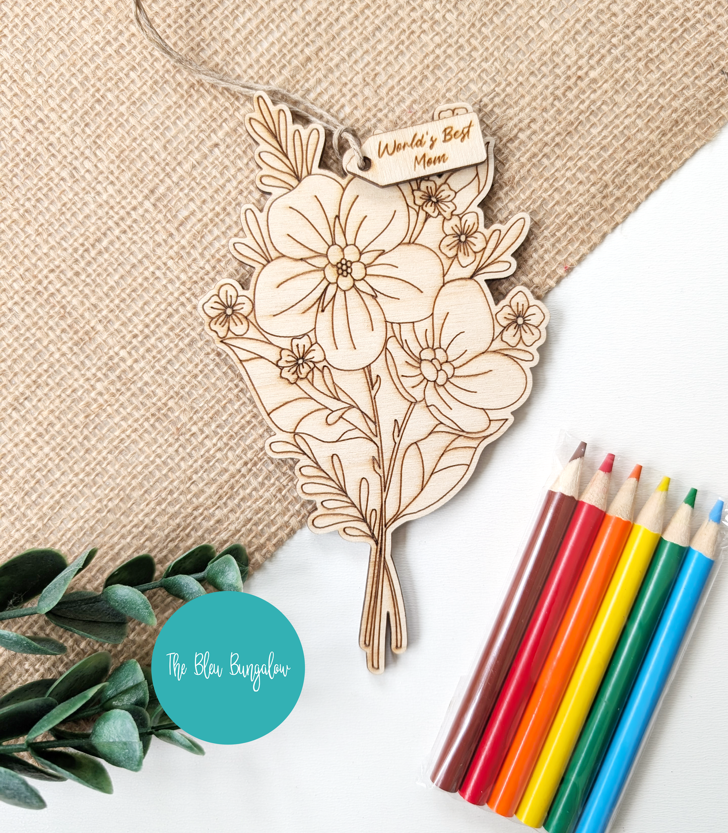 Mother's Day/Teacher Appreciation Flower Bundle Coloring Craft