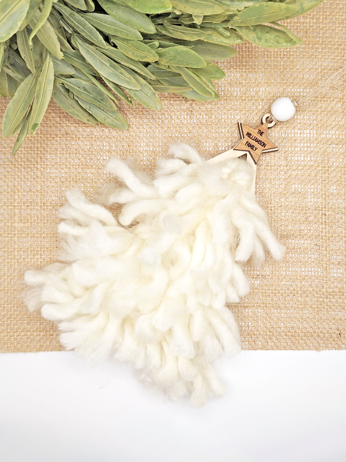 Personalized Rag Tree Ornament