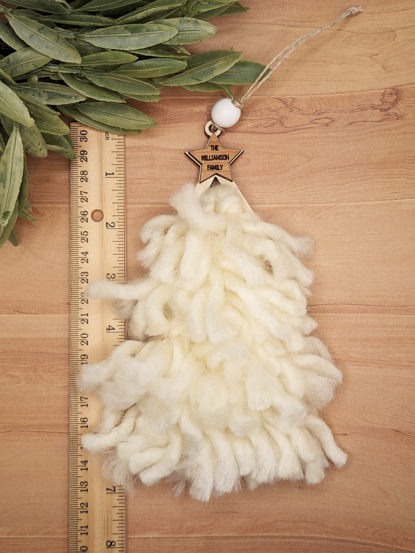 Personalized Rag Tree Ornament