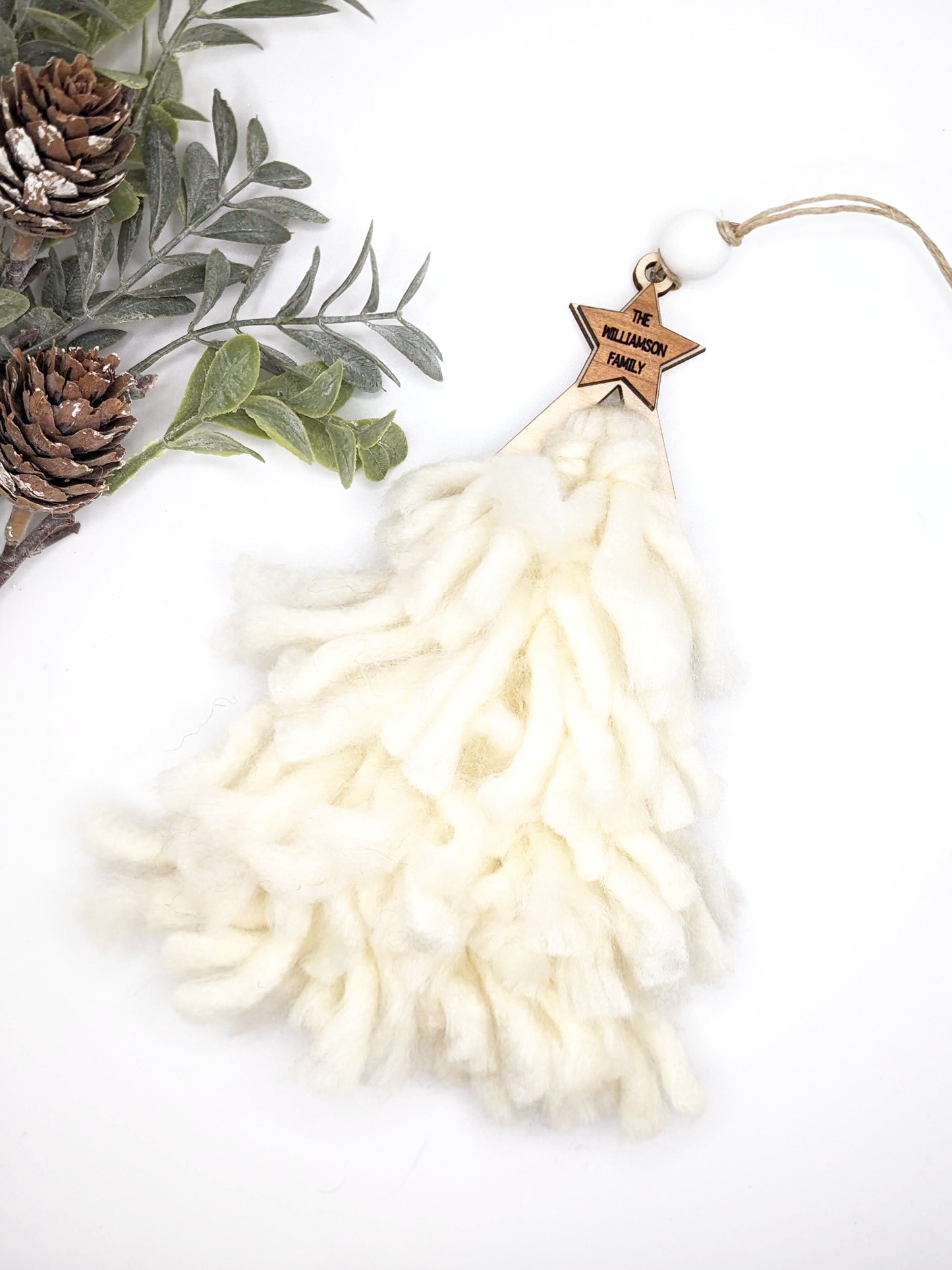 Personalized Rag Tree Ornament