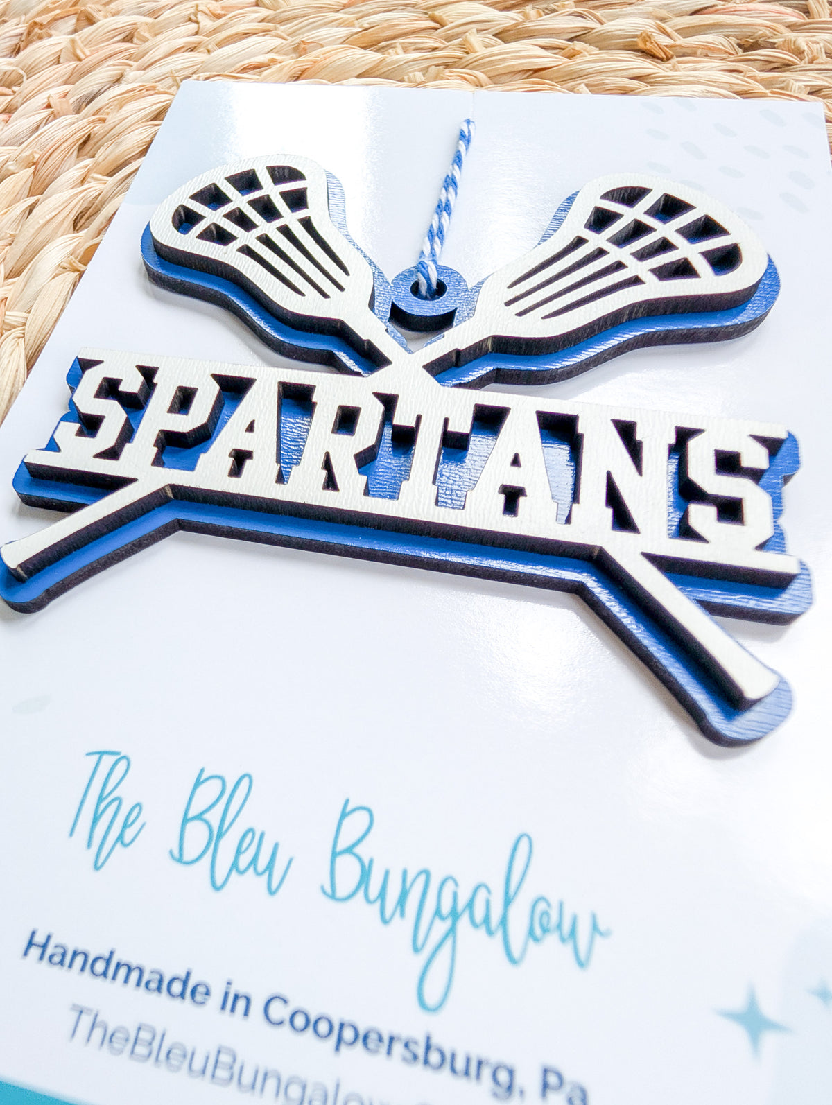 Spartans Lacrosse Ornament