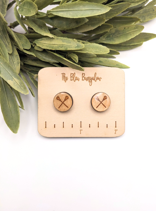Wooden Lacrosse Studs