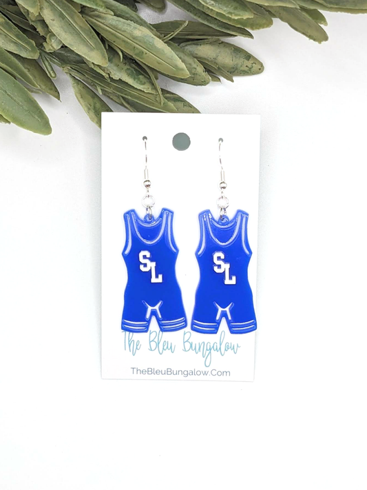 SL Wrestling Singlet Earrings