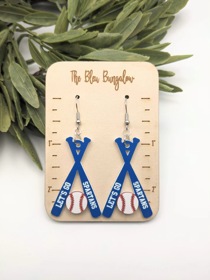 Baseball Earrings