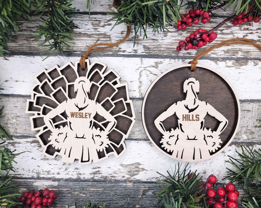 Personalized Cheer Ornament
