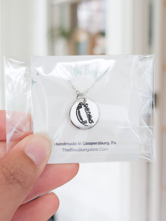 Spartans Football Stainless Steel Necklace
