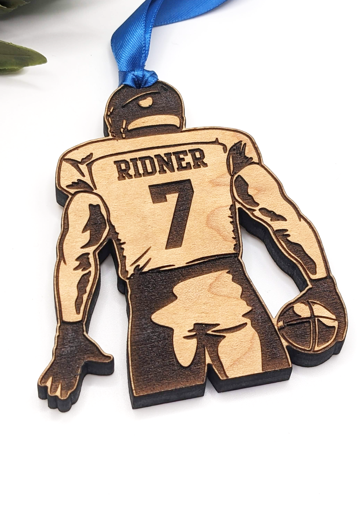 Custom Football Player Ornament