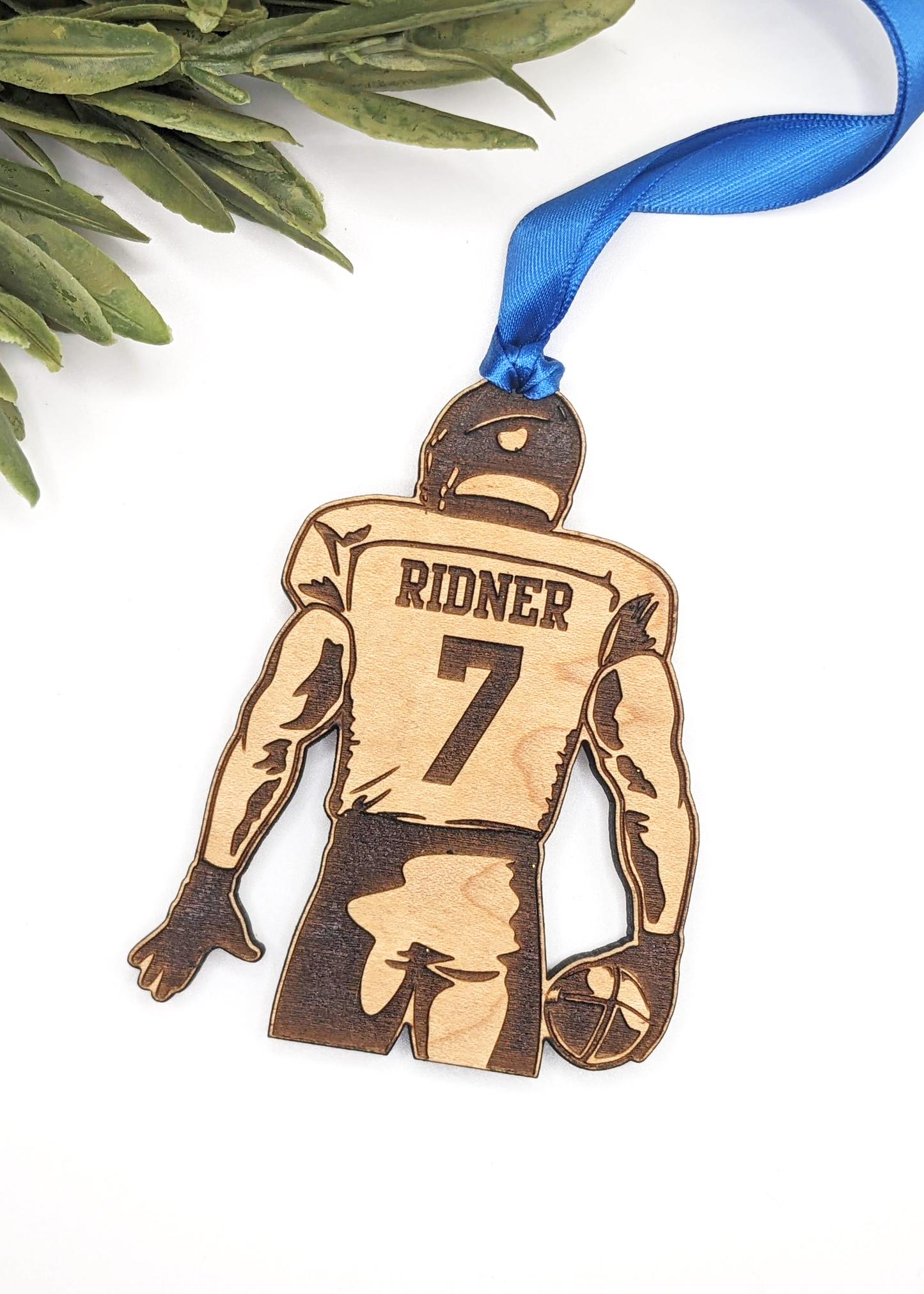 Custom Football Player Ornament