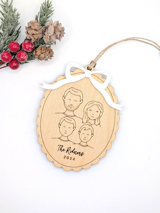 Family Portrait Ornament