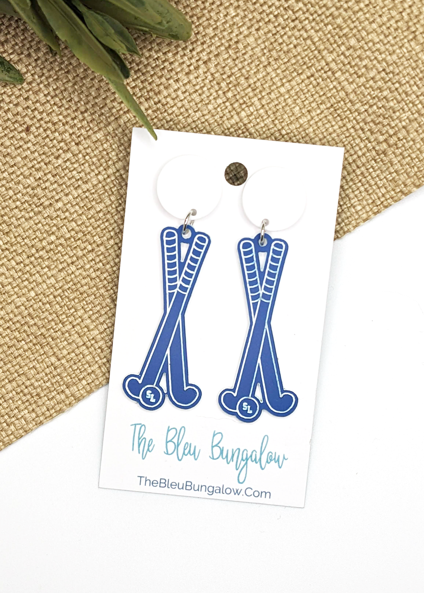 SL Field Hockey Stick Earrings