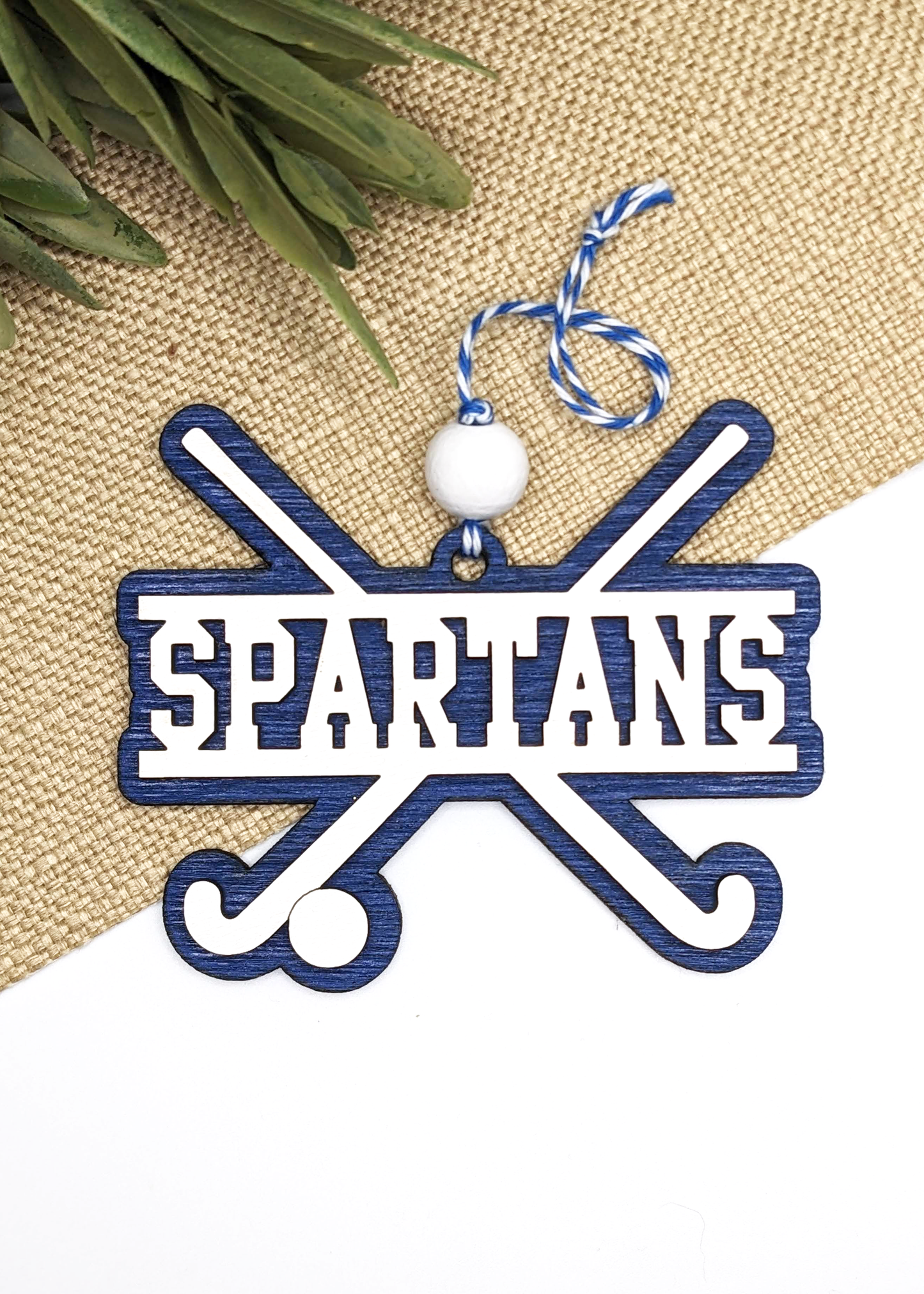 Spartans Field Hockey Ornament