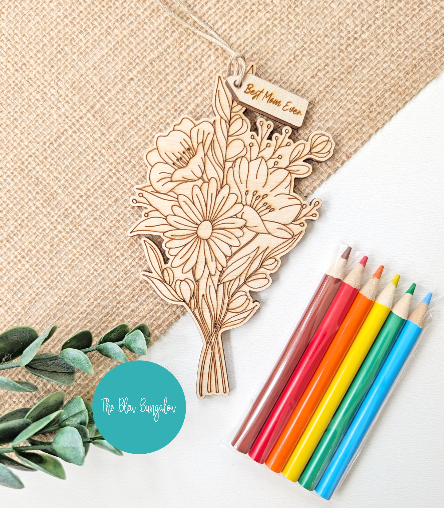 Mother's Day/Teacher Appreciation Flower Bundle Coloring Craft