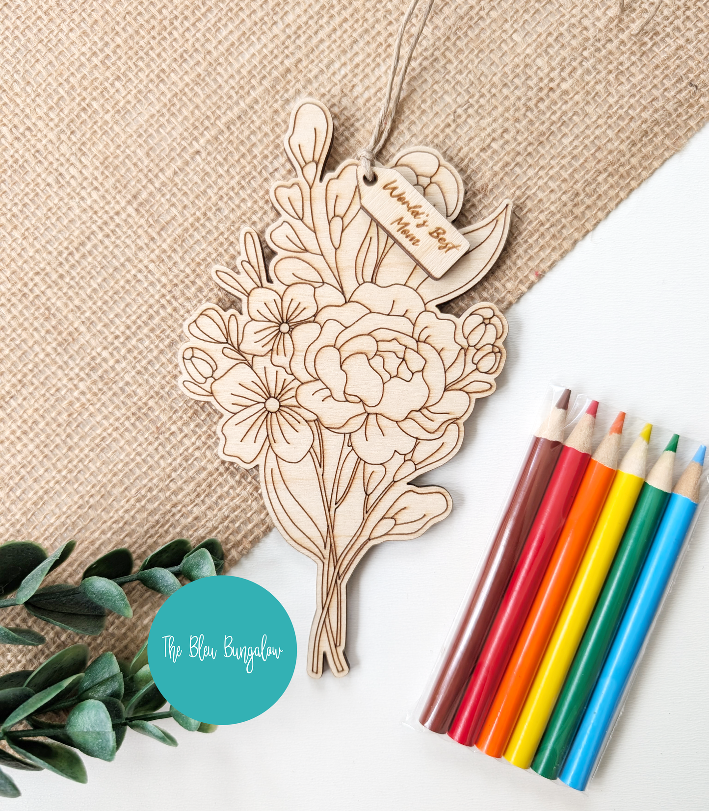 Mother's Day/Teacher Appreciation Flower Bundle Coloring Craft