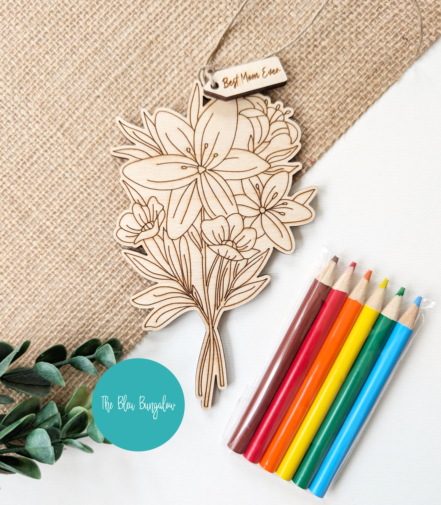 Mother's Day/Teacher Appreciation Flower Bundle Coloring Craft