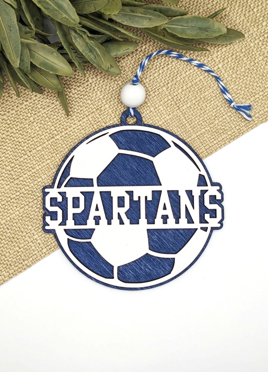 Spartans Soccer Ornament