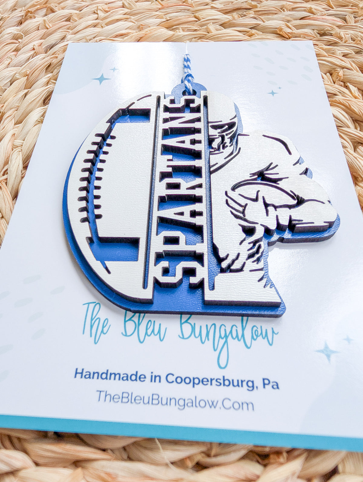 Spartans Football Ornament