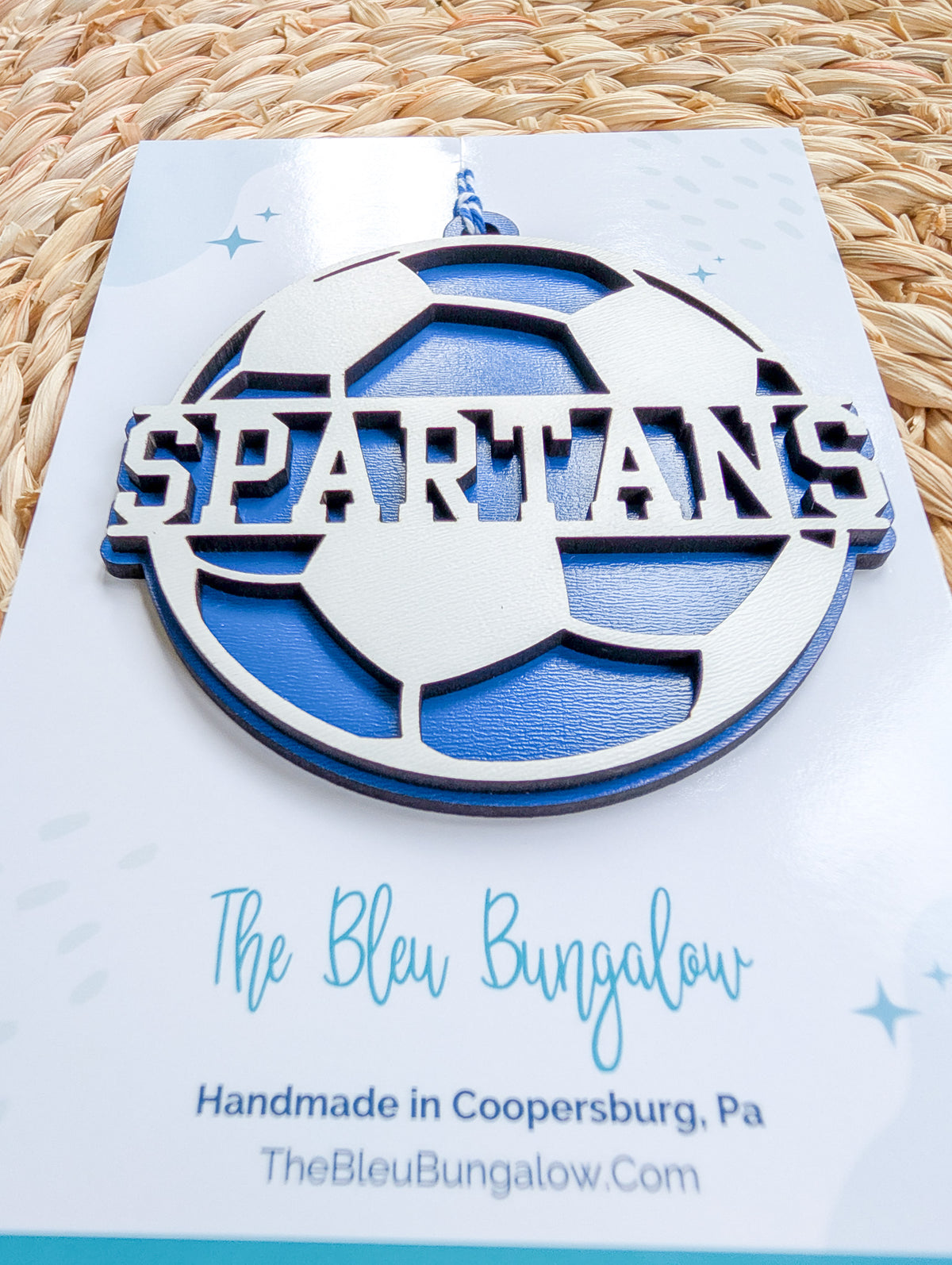 Spartans Soccer Ornament