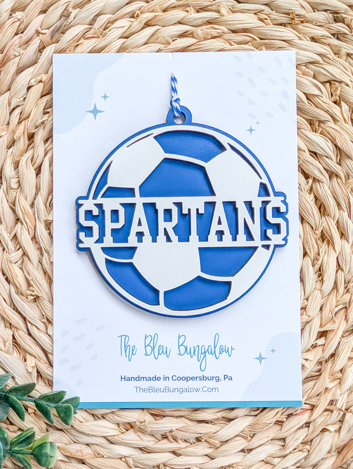 Spartans Soccer Ornament