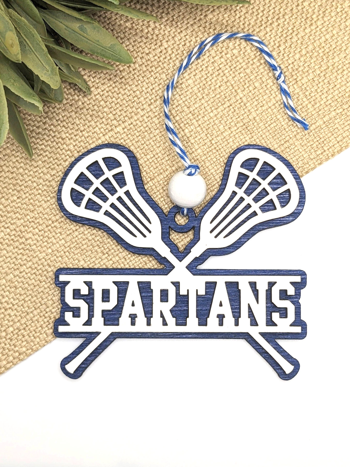 Spartans Lacrosse Ornament