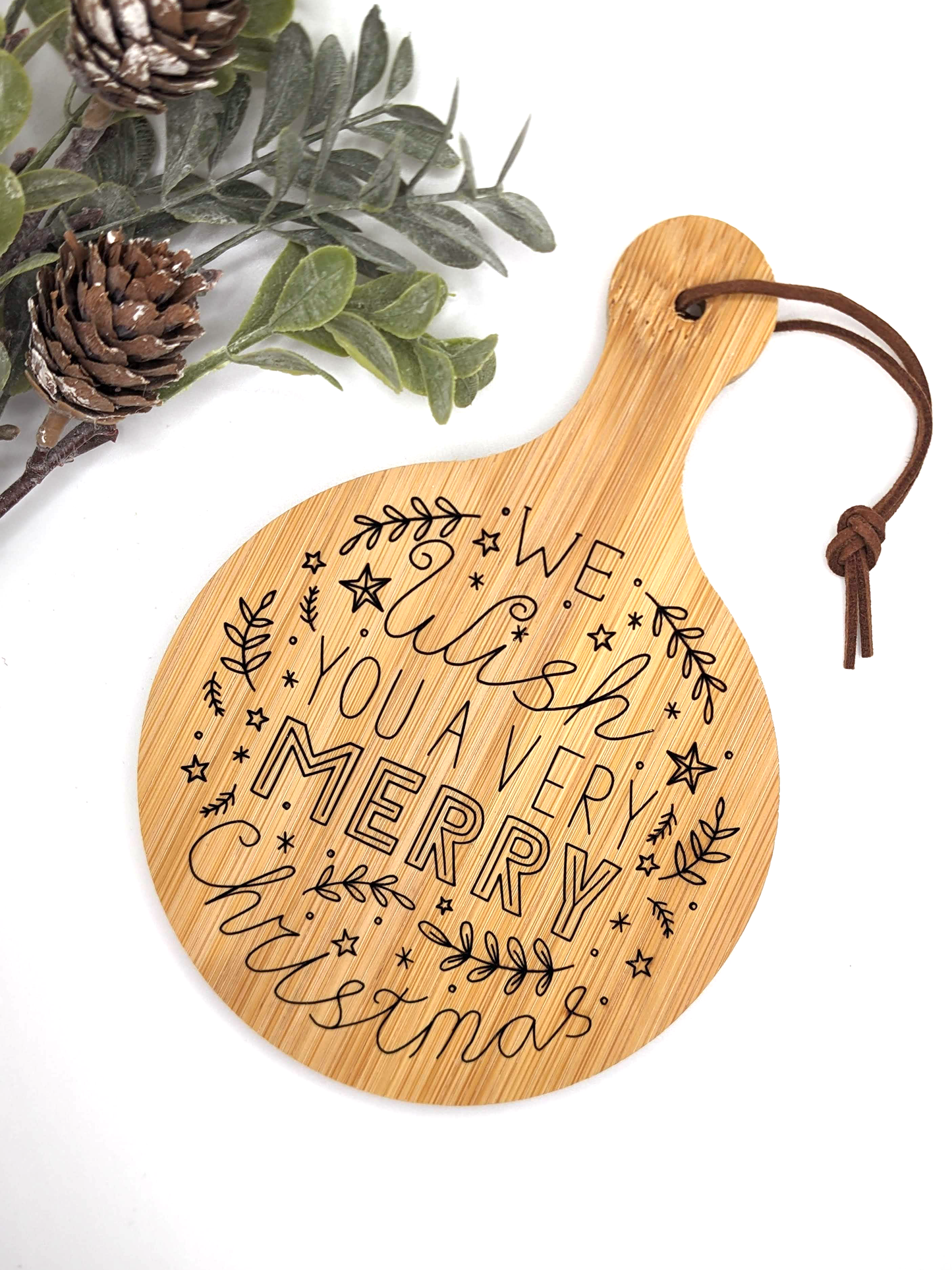 We Wish You a Very Merry Christmas Mini Cutting Board
